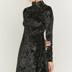 UO Crushed Velvet Bodycon Mini Dress
